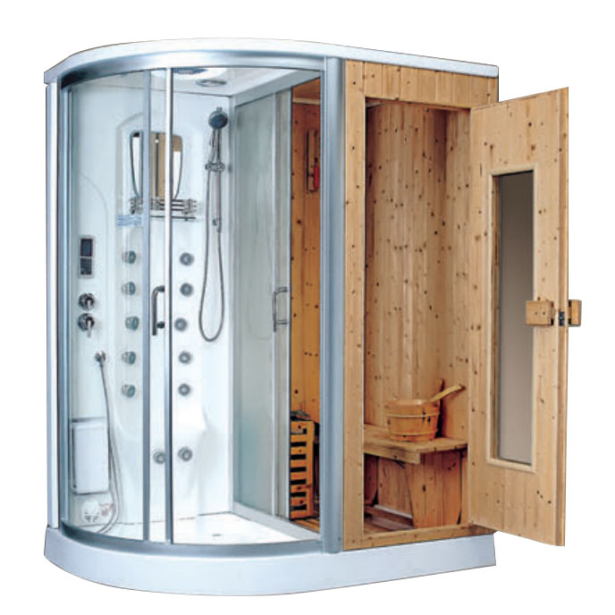 Walk In Luxury Whirlpool Steam Sauna